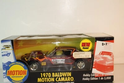 ERTL 1970 Chevy Camaro Baldwin Motion Dennis Ferrara 1:18 Diecast Stock Race Car - Image 1 of 4