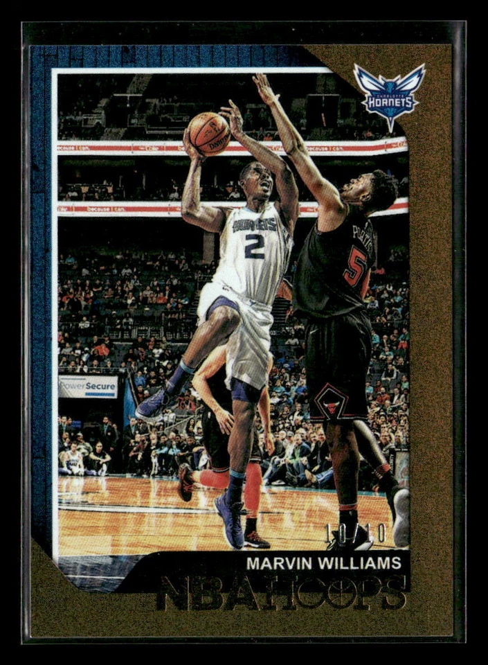 Marvin Williams 2018-19 Hoops #139 Gold /10 Charlotte Hornets - Image 1 of 2