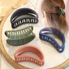 Hair Claw Clips Matte Hair Clamps Solid Colour Strong Hold Barrettes Cluthcher
