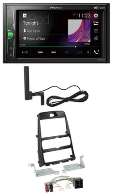 Pioneer MP3 DAB AUX 2DIN Bluetooth Autoradio für Hyundai Genesis BK 10-12 - Bild 1 von 4