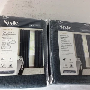 Style Selections Blackout Panel Set of Two - Warwick 42x84" - 1085024 - Picture 1 of 4
