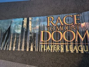 Race To Mount Doom Vinyl Banner -  Lord of the Rings TCG Lotr - Picture 1 of 2