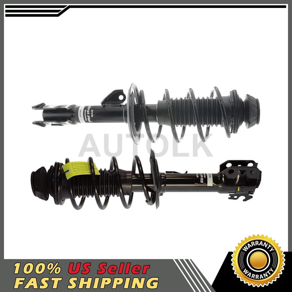 Amortiguadores delanteros 2 KYB puntales muelles helicoidales para Toyota Yaris 2006-2011 Foto 1 de 4