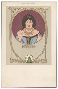 XX1485/ Märchen tolle Jugendstil Litho Prägedruck AK ca.1900 - Picture 1 of 2