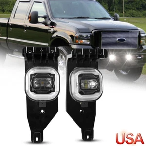 Halo LED Fog Bumper Lights For Ford F-250 F-350 F-450 F-550 Super Duty 2005-2007 - Bild 1 von 16