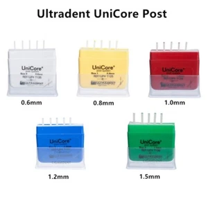 1Pk Ultradent UniCore Dental Endo Fiber Post Glass Quartz Root Canal Pin Drill - Picture 1 of 21