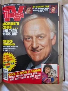 TV TIMES Bound Volume Jan-Mar 1991 London Edition - Picture 1 of 12