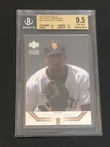 FRANCISCO LIRIANO 2002 UD PROSPECTS ROOKIE CARD BECKETT BGS 9.5 GEM MINT - Imagen 1 de 2
