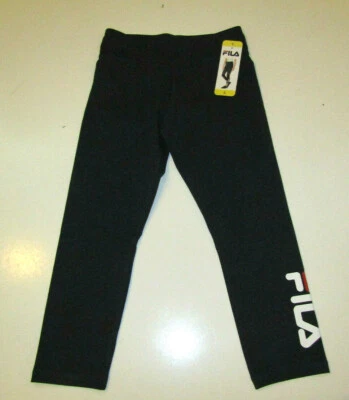 FILA Blue Leggings Active Exercise Logo Capris Size Small S NWT Womens - Image 1 of 3