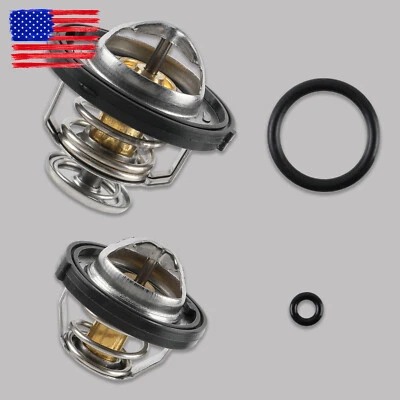 2x Termostato de refrigerante del motor para Dodge Avenger 2008-2014 Jeep Compass 2007-2017 Foto 1 de 4