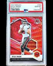 Kyle Trask RC - 2021 Panini Mosaic RED WAVE PRIZM Rookie /9 - PSA 10 - Perfect!