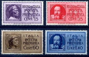 POSTA PNEUMATICA - GALILEO E DANTE, 2 SERIE NUOVE ** MNH - Imagen 1 de 1