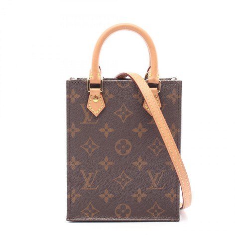 LOUIS VUITTON（LV） Borsa a tracolla Louis Vuitton Petit Sac Plat a mano M69442 Monogram marrone