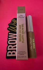 TOO FACED - TAUPE Brow Wig Brush On Hair Fluffy Brow Gel Full Size .19oz NIB - Picture 1 of 1