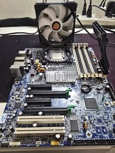 HP Z400 Motherboard + Xeon W3680 + Cooler + ATX Adapter 586968-001 Fmb-0902 - Photo 1/7