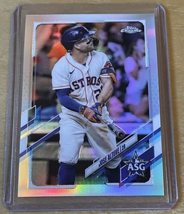 2021 Topps Chrome Update All Star Game Refractor Jose Altuve Astros #ASG-29