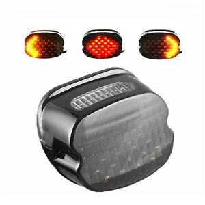 LED turn Tail Brake Light Low Profile Harley Dyna Road King glide Electra XL883