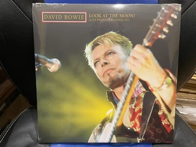 DAVID BOWIE BRILLIANT LIVE ADVENTURES LOOK AT THE MOON! PHOENIX FESTIVAL 3 VINYL - Image 1 of 3
