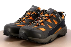 Red Wing Worx Men's Athletic Safety Toe Work Shoes Size 7 Gray Orange 9605 EUC - Picture 1 of 10