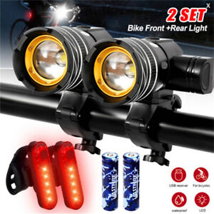 USB Rechargeable  LED MTB Bicycle Light 900000LM Racing Bike Front Headlight
