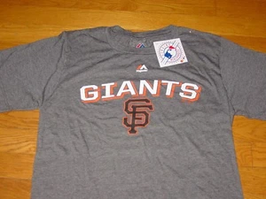 Official MLB San Francisco GIANTS Baseball T-Shirt MAJESTIC NEW  sz..  SMALL - Picture 1 of 4