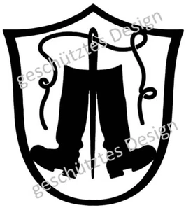 Schuster Schuhmacher Stiefel Wappen Zunftzeichen 3mm Stahl H=40cm-100cm Maibaum - Picture 1 of 7