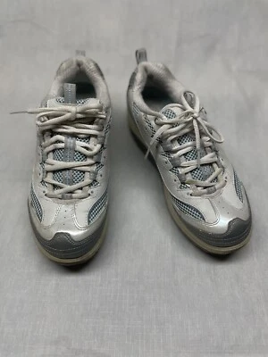 Skechers Shape Ups Women’s Toning Sneakers White, Silver Leather Size 8.5 - Image 1 of 4