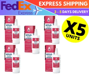 Hylo-Dual Intense Lubricating Eye Drops 10ml ( X 5 ) FAST SHIPPING - Picture 1 of 7