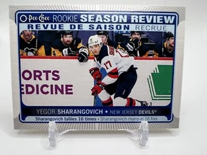 2021-22 O-Pee-Chee OPC Rookie Season Review Yegor Sharangovich #550 Devils - Picture 1 of 2