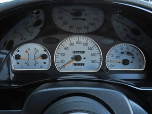 Fits: Toyota Starlet P9 1996-1999 Gepolijst Aluminium Dashboard Ringen 3st - Picture 1 of 5