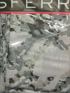 Sferra Pallina Pewter Euro Sham Gray Egyptian Cotton Sateen Print Italy NEW - Picture 1 of 3