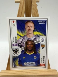 PANINI EFL 2025 - 26  STICKER Bishop/Asiimwe AFC Wimbledon #486 - Picture 1 of 4