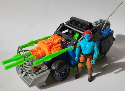 GI Joe Beast Blaster w/ Blanka Driver Street Fighter II 1993 Hasbro Vehicle - Image 1 of 4