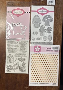 ¡Surtido de estampillas, troqueles y plantillas de estampillas de la vida en un solo paquete! Nuevo - Imagen 1 de 5