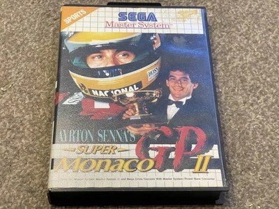 Ayrton Senna's Super Monaco GP 2 - Sega Master System Boxed Complete Tested - Image 1 of 4