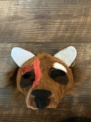 Red Panda Therian Mask/brown/white/darkbrown/red￼ - Image 1 of 4
