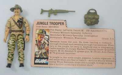 Figura de colección Recondo Green Camo V1 1984 G.I. GI Joe 3,75 ARAH *100 % completo Foto 1 de 4