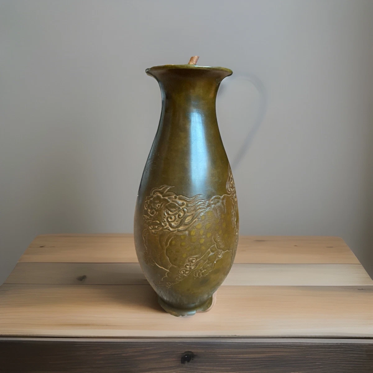 古董黄铜日本花瓶1900-1940 | eBay