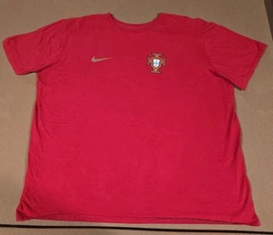 Nike Portugal National Soccer Team Ronaldo #7 Men's T-Shirt Size 2XL - Picture 1 of 9