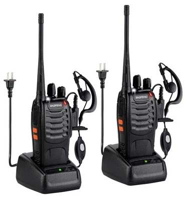 BAOFENG Walkie Talkies BF-888S Two-Way Radios Rechargeable Long Range Earpieces - Image 1 of 4