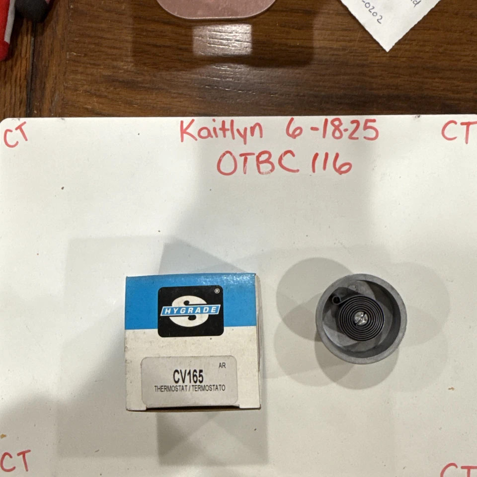 Termostato de estrangulador, estándar CV165-NOS KEMPARTS CT233 se adapta a Ford 1975 Foto 1 de 1