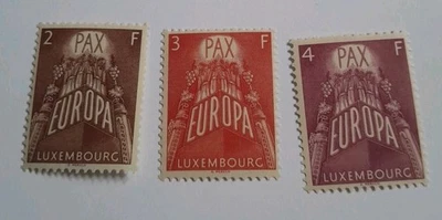 Luxemburgo Luxemburgo Michel-Nr. 572-574 JUEGO SIN FIJASELLOS - Imagen 1 de 2