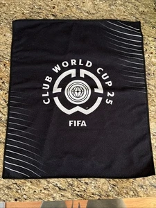 FIFA CLUB WORLD CUP BLACK RALLY TOWEL Chelsea Vs PSG 2025 7/13/25 NEW SGA - Picture 1 of 6
