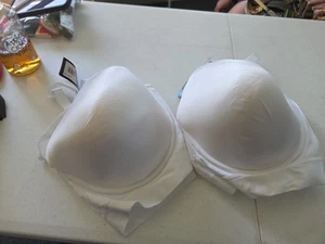 Bali One Smooth U Bounce Control Underwire Bra DF3456 White Sz.44DDD Set Of 2 - Picture 1 of 2