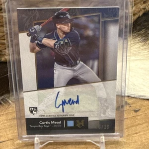 CURTIS MEAD 2024 Topps Museum Collection #AA-CM Archival Auto 1/25 BOOKEND - Picture 1 of 4