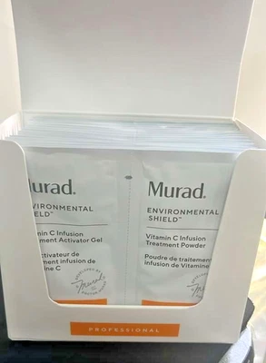 Murad Environmental Shield Vitamin C Infusion Treatment Powder + Gel -15 packs - Image 1 of 2