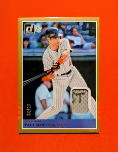🔥Paul Molitor 4/10 -2025 Donruss Retro 1985 Patch Gold Minnesota Twins MAT-PM - Picture 1 of 2