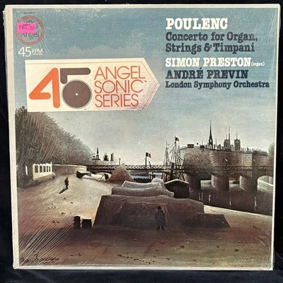POULENC Organ Concerto PRESTON - ANGEL SONIC SERIES 45-RPM QUAD ST LP IN SHRINK - Image 1 of 4