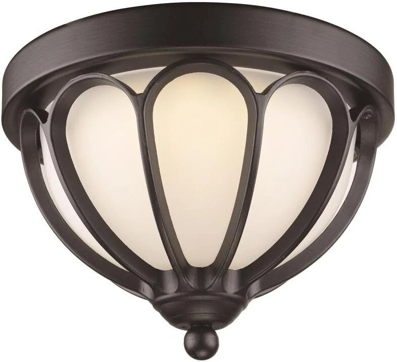 Trans Globe LED-40921 BK Mirage - 12.5" 13W 1 LED montaje empotrado exterior Foto 1 de 1