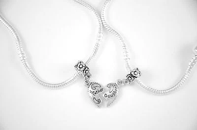 Conjunto Pulsera Madre Hija Mamá Hija Joyería 2 Pulseras y 2 Dijes Regalo Foto 1 de 4